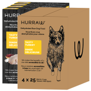 Hurraw Dog Dehydrated Raw Turkey 4x 25metric cups (10kg)