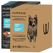 Hurraw Dog Dehydrated Raw Fish 4x 25metric cups (10kg)