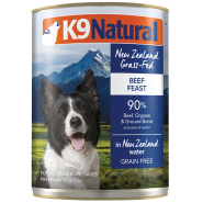 K9 Natural Dog Beef 12/13oz Cans