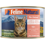 Feline Natural Cat Lamb & King Salmon 12/6oz Cans