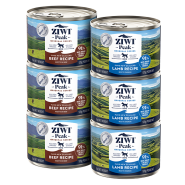 ZIWI Peak Dog Beef/Lamb Variety Pack 6/6oz Cans