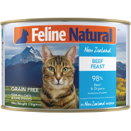 Feline Natural Cat Beef 12/6oz Cans