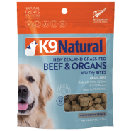 K9 Natural Dog Treats Healthy Bites Beef & Organs 1.76oz