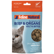 Feline Natural Cat Treats Healthy Bites Beef & Organs 1.76oz