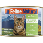 Feline Natural Cat Chicken & Lamb 12/6oz Cans