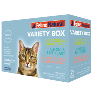 Feline Natural Cat Variety Pack 12/3oz Pouches