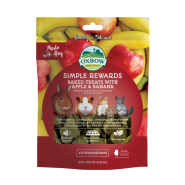 Oxbow Simple Rewards Baked Treats with Apple & Banana 3 oz