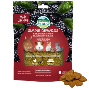 Oxbow Simple Rewards Blackberry Basil Treats 3 oz