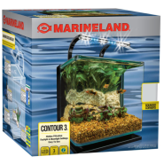 Marineland 3 gal Contour Aquarium Kit