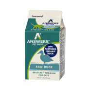 Answers Cat Detailed Raw Duck Formula 1 lb