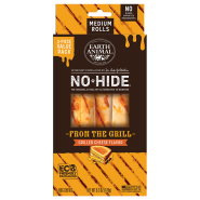 Earth Animal Dog NoHide Roll FromTheGrill GrldCheese Med 3pk