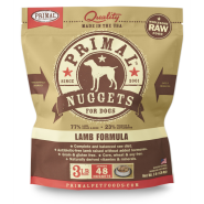 Primal Dog Raw Lamb Nuggets 3 lb