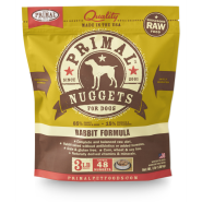Primal Dog Raw Rabbit Nuggets 3 lb