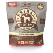 Primal Dog Raw Venison Nuggets 3 lb