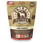 Primal Dog Raw Lamb Patties 6 lb