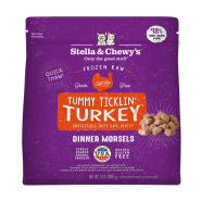 Stella&Chewys Cat Raw Tummy Ticklin Turkey Morsels 3 lb