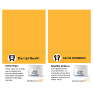 Wellmark Cat/Dog Shelf Talker Dental Wipes