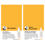 Wellmark Cat/Dog Shelf Talker Ear Cleaning&Drying Solution