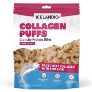 Icelandic+ Dog Beef Collagen Puffs Bites w/Fish 2.5 oz