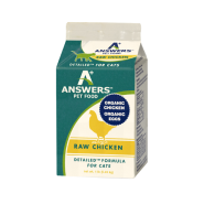 Answers Cat Detailed Raw Chicken Formula 1 lb