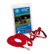 PetSafe Come With Me Kitty Harness & Bungee Leash Large Red