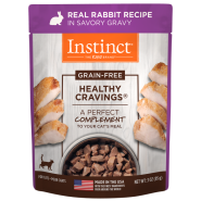 Instinct Cat Healthy Cravings GF Pouches Rabbit 24/3 oz