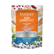 Instinct Dog Raw Longevity Frozen Adult Pollock Bites 4 lb