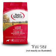 NutriSource Dog Large Breed Adult Beef & Rice Trials 12/140g