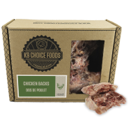K9 Choice Dog Chicken Backs Whole 5pk