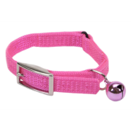 Sassy SnagProof Nyl Safety Cat Collar Neon Pink 8"