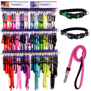 Coastal Core and Inspire Collar and Leash Display 144 pc