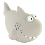 Rascals Dog Toy Latex Shark Grey 3"