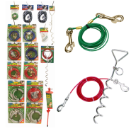 Titan Tie Out and Stake Half End Cap Display