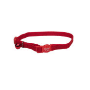 SafeCat Adj Nyl Bkwy Collar Red 12"