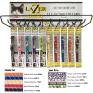 Reflective Cat Collar Display 5 patterns for 46741