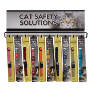 SafeCat Magnetic & Soy Breakaway Cat Collar Display