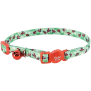 SafeCat Collar Breakaway Ladybugs 3/8"x8-12"