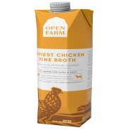 Open Farm Dog/Cat Bone Broth Topper Hrvst Chicken 33.8oz