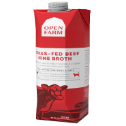 Open Farm Dog/Cat Bone Broth Topper GrssFed Beef 33.8 oz