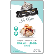 Fussie Cat Premium Tuna w/Shrimp in Aspic 12/2.47oz