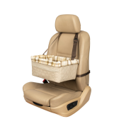 Happy Ride Quilted Booster Seat up to 18 lb Tan