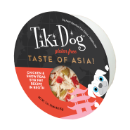 Tiki Dog Taste of Asia Chicken Snow Peas Stir Fry 4/3 oz Cup