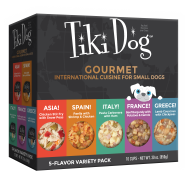 Tiki Dog Gourmet International Cuisine VarietyPck 10/3oz Cup