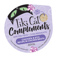 Tiki Cat Complements Wet Topper Chicken & Egg 8/2.1 oz