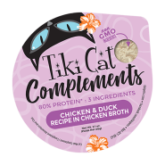 Tiki Cat Complements Wet Topper Chicken & Duck 8/2.1 oz