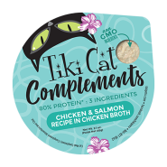 Tiki Cat Complements Wet Topper Chicken & Salmon 8/2.1 oz